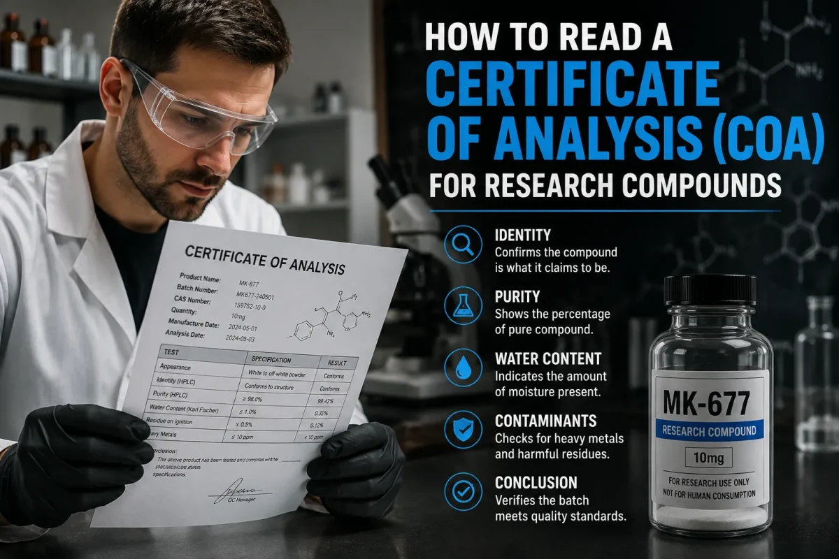 Certificate of Analysis (COA) for Research Compounds