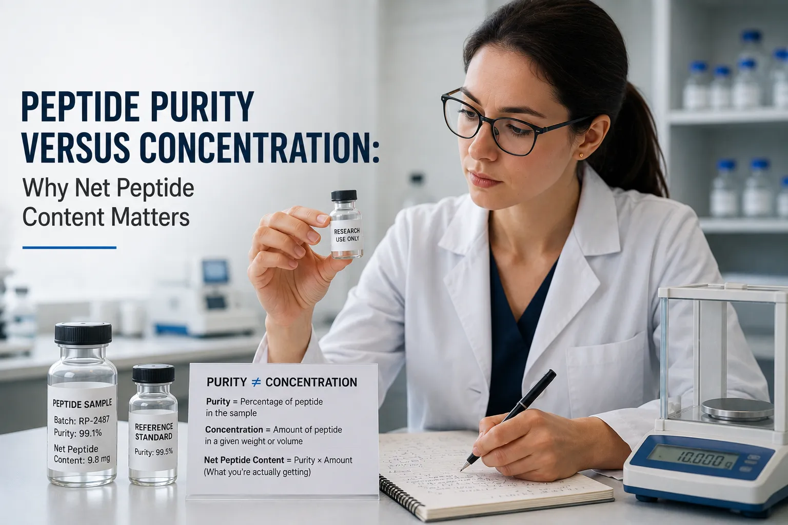 Peptide Purity Versus Concentration