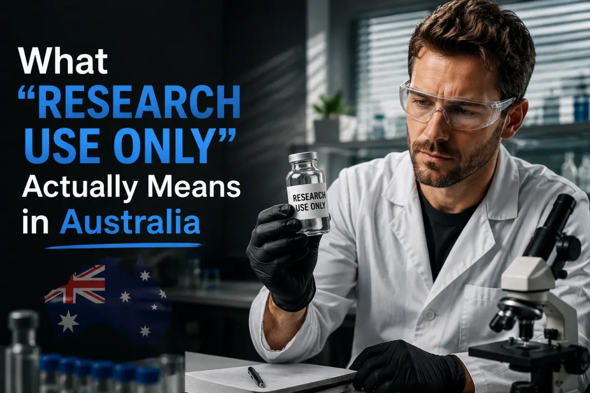 "Research Use Only" Actually Means in Australia